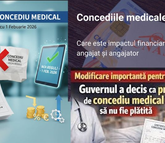 Neclaritati – Concedii medicale in 2026