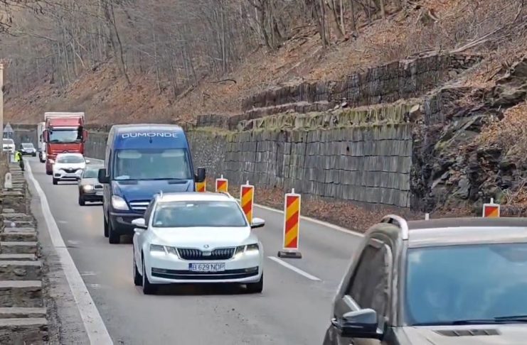 Au început lucrările pe DN7 – Valea Oltului