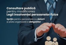 Proiect de lege pentru modificarea și completarea Legii nr. 151/2015 privind procedura de insolvență a persoanelor fizice