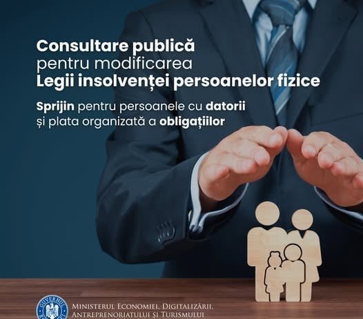 Proiect de lege pentru modificarea și completarea Legii nr. 151/2015 privind procedura de insolvență a persoanelor fizice