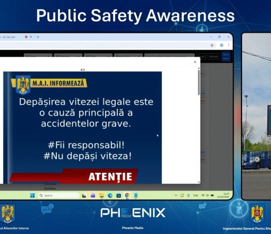 Copiii dispăruți, persoanele urmărite, avertizările de vreme severă – pe panourile publicitare digitale din 18 orașe
