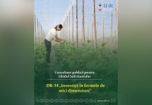 Consultare publică pentru finanțarea investițiilor în fermele mici