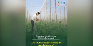 Consultare publică pentru finanțarea investițiilor în fermele mici