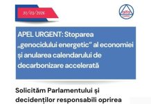 APEL URGENT: Stoparea „genocidului energetic”