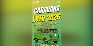 Loteria Română organizează în perioada 23 aprilie – 24 mai Loteria promoțională CARAVANA LOTO 2026.