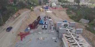 Mobilizare record pe șantierul secțiunii Cornetu-Tigveni a autostrăzii Sibiu-Pitești