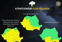 Meteorologii au emis trei CODURI GALBENE