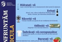 ATENȚIE LA CANICULĂ ȘI RADIAȚIILE UV!