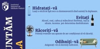 ATENȚIE LA CANICULĂ ȘI RADIAȚIILE UV!