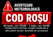 AVERTIZARE METEOROLOGICĂ – Temperaturi extreme