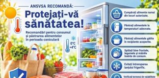 Recomandări pentru evitarea apariției unor episoade de toxiinfecții alimentare în perioadele cu temperature ridicate