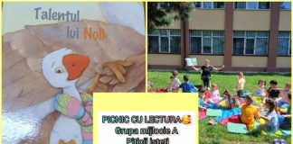Picnic de lectură pentru micii cititori de la Grădinița Nr. 8 Slatina