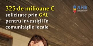 Peste 325 de milioane € fonduri solicitate prin GAL pentru investiții în comunitățile locale