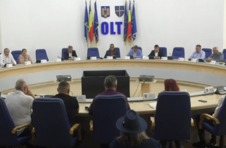 ȘEDINȚĂ EXTRAORDINARĂ LA CJ OLT, PENTRU APROBAREA A 3 PROIECTE