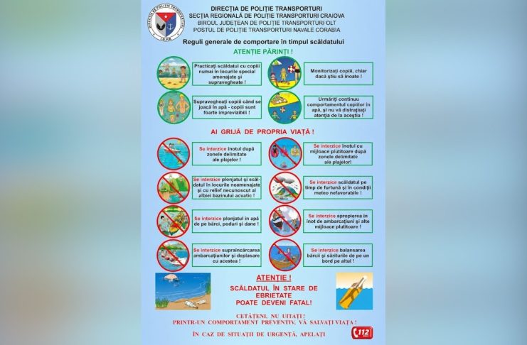 NU TRANSFORMAȚI VACANȚA ÎNTR-O TRAGEDIE!