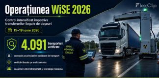 Operațiunea WiSE 2026: scanerul mobil ROBOSCAN, folosit în premieră în lupta cu transferurile ilegale de deșeuri