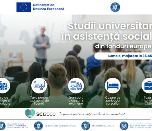 Suma pentru finanțarea studiilor universitare în asistență socială destinată angajaților primăriilor din mediul rural a fost majorată la 35.450 de lei