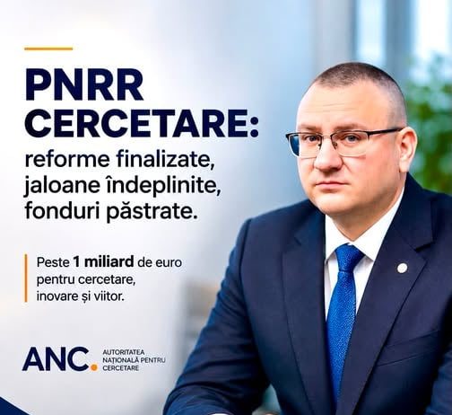 PNRR – toate țintele și jaloanele aferente Componentei Cercetare, îndeplinite la termen