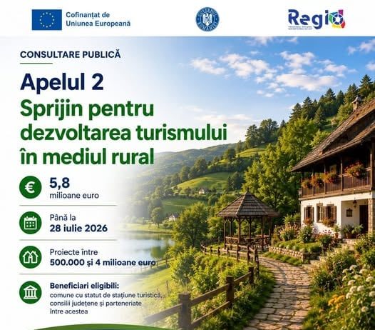 C𝐨𝐧𝐬𝐮𝐥𝐭𝐚𝐫𝐞 𝐩𝐮𝐛𝐥𝐢𝐜𝐚̆ 𝐩𝐞𝐧𝐭𝐫𝐮 𝐧𝐨𝐢 𝐢𝐧𝐯𝐞𝐬𝐭𝐢𝐭̦𝐢𝐢 𝐢̂𝐧 𝐭𝐮𝐫𝐢𝐬𝐦𝐮𝐥 𝐫𝐮𝐫𝐚𝐥 𝐝𝐢𝐧 𝐎𝐥𝐭𝐞𝐧𝐢𝐚
