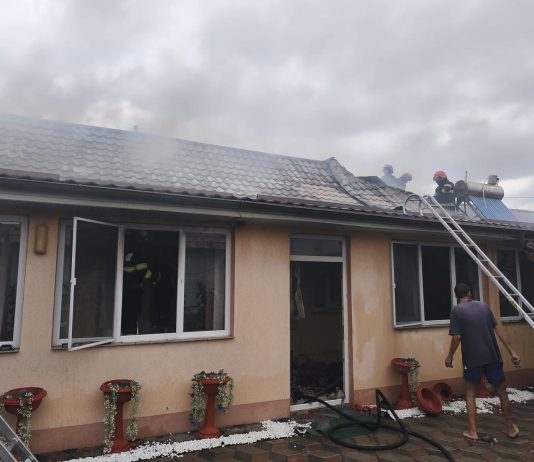 Incendiu izbucnit la o casă din satul Criva, județul Olt