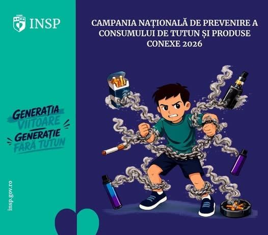 Campania națională de prevenire a consumului de tutun și a utilizării produselor emergente cu nicotină
