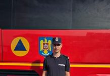 Pompier oltean, în misiune pentru stingerea incendiilor în Franța