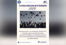 ABSOLVENȚII DE ÎNVĂȚĂMÂNT PROMOȚIA 2026, AȘTEPTAȚI LA AJOFM OLT