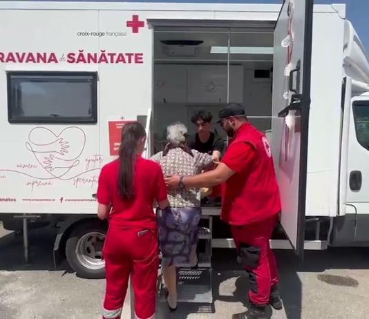 CARAVANA DE SĂNĂTATE A CRUCII ROȘII ROMÂNE ȘI ÎN OLT