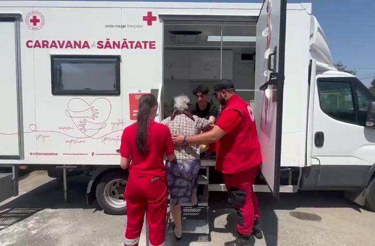 CARAVANA DE SĂNĂTATE A CRUCII ROȘII ROMÂNE ȘI ÎN OLT