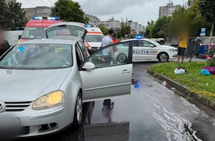 ACCIDENT RUTIER ÎN MUNICIPIUL SLATINA