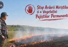 ESTE INTERZISĂ ARDEREA MIRIȘTILOR ȘI A VEGETAȚIEI PAJIȘTILOR PERMANENTE