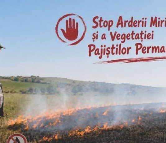 ESTE INTERZISĂ ARDEREA MIRIȘTILOR ȘI A VEGETAȚIEI PAJIȘTILOR PERMANENTE