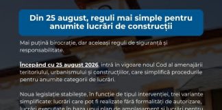De astăzi, reguli mai simple pentru anumite lucrări de construcții. Ce se schimbă pentru proprietari
