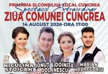Cungrea, în sărbătoare, pe 14 august