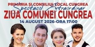 Cungrea, în sărbătoare, pe 14 august