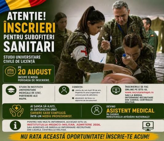 ÎȚI DOREȘTI O CARIERĂ ÎN DOMENIUL MEDICAL? Acum ai o nouă ȘANSĂ!