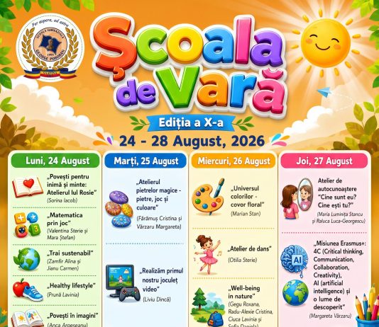 Școala Gimnazială „George Poboran” marchează 10 ani de „Școală de Vară”
