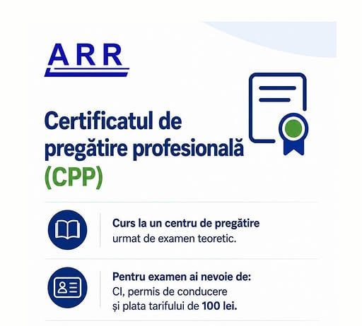 OBTINEREA CERTIFICATULUI DE PREGATIRE PROFESIONALA
