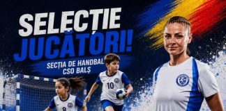 CSO Balș dă startul selecțiilor pentru noile echipe de handbal