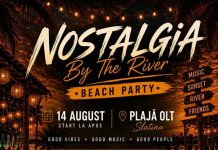 Nostalgia By The River, la Plaja Olt: Slatina retrăiește muzica generațiilor într-un beach party la apus.