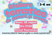 PARCUL TINERETULUI SE TRANSFORMĂ ÎNTR-UN MARE ATELIER DE JOACĂ ȘI CULOARE