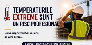 TEMPERATURILE EXTREME SUNT UN RISC PROFESIONAL