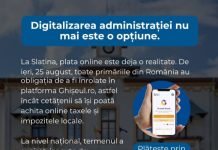 Taxele și impozitele locale, plătite online la Slatina