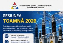 Sesiunea TOAMNĂ 2026 – autorizare în domeniul instalațiilor electrice