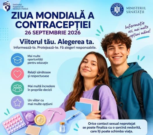 26 SEPTEMBRIE – ZIUA MONDIALĂ A CONTRACEPȚIEI