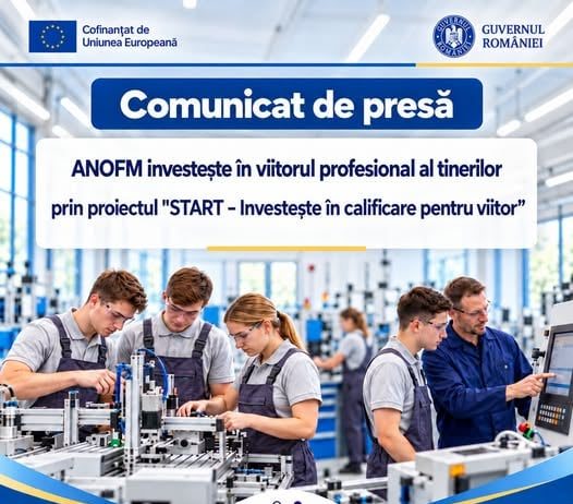 ANOFM 𝗶𝗻𝘃𝗲𝘀𝘁𝗲ș𝘁𝗲 î𝗻 𝘃𝗶𝗶𝘁𝗼𝗿𝘂𝗹 𝗽𝗿𝗼𝗳𝗲𝘀𝗶𝗼𝗻𝗮𝗹 𝗮𝗹 𝘁𝗶𝗻𝗲𝗿𝗶𝗹𝗼𝗿 𝗽𝗿𝗶𝗻 𝗽𝗿𝗼𝗶𝗲𝗰𝘁𝘂𝗹 „𝗦𝗧𝗔𝗥𝗧 – 𝗜𝗻𝘃𝗲𝘀𝘁𝗲ș𝘁𝗲 î𝗻 𝗰𝗮𝗹𝗶𝗳𝗶𝗰𝗮𝗿𝗲 𝗽𝗲𝗻𝘁𝗿𝘂 𝘃𝗶𝗶𝘁𝗼𝗿”