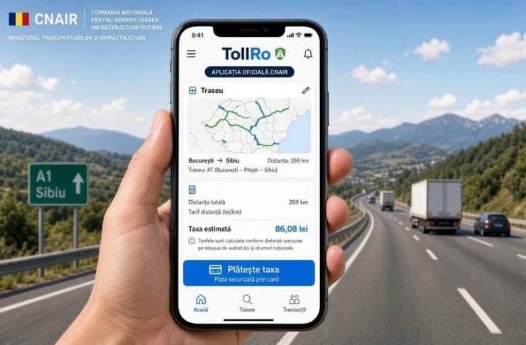 Platforma TollRo va putea fi utilizată începând cu 1 octombrie 2026