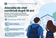 18 ANI NU ÎNSEAMNĂ PIERDEREA ALOCAȚIEI! CE TREBUIE SĂ ȘTIE ELEVII