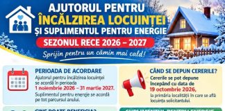 Primăria Oboga primește cereri pentru ajutorul de încălzire. Cine poate beneficia de sprijin în sezonul rece 2026–2027.