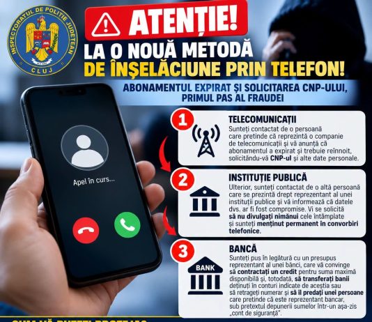 O nouă metodă de înșelăciune prin telefon. Victimele sunt convinse să facă împrumuturi și să transfere bani.